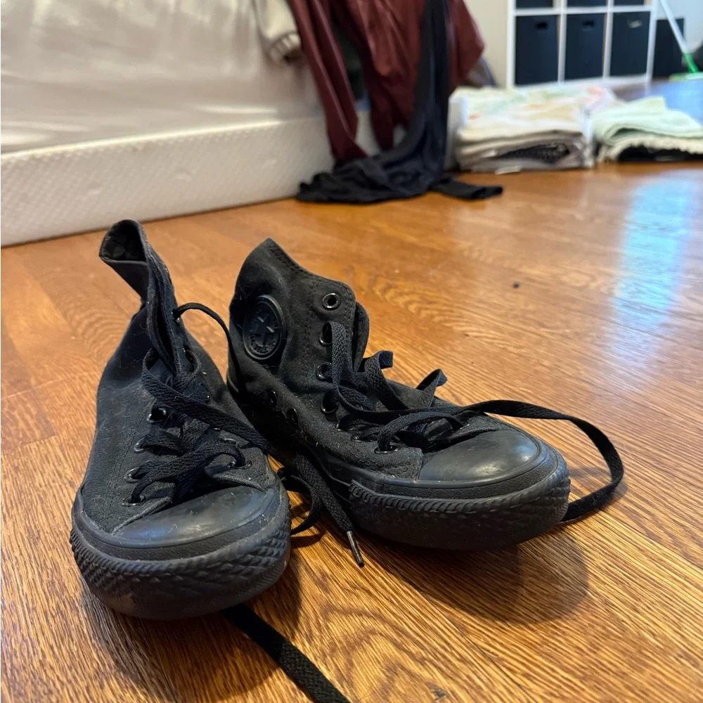 Converse All Star High Top Sneakers in Black